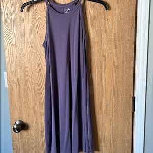 Francesca’s purple dress
